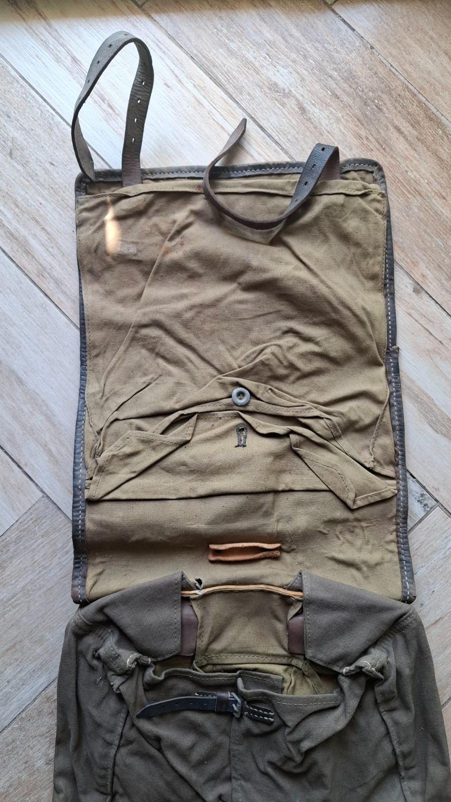 German Backpack M39 WEHRMACHT WWII Original Backpack Satchel Backpack