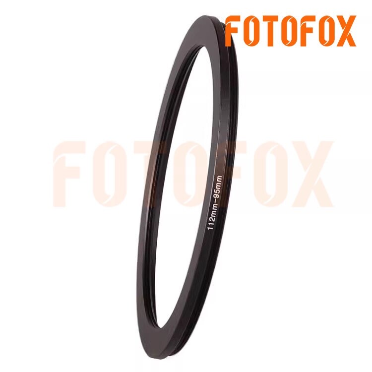 112x1mm to 95x1mm Stepping Step Down Filter Ring Adapter 112-95mm metal DIY