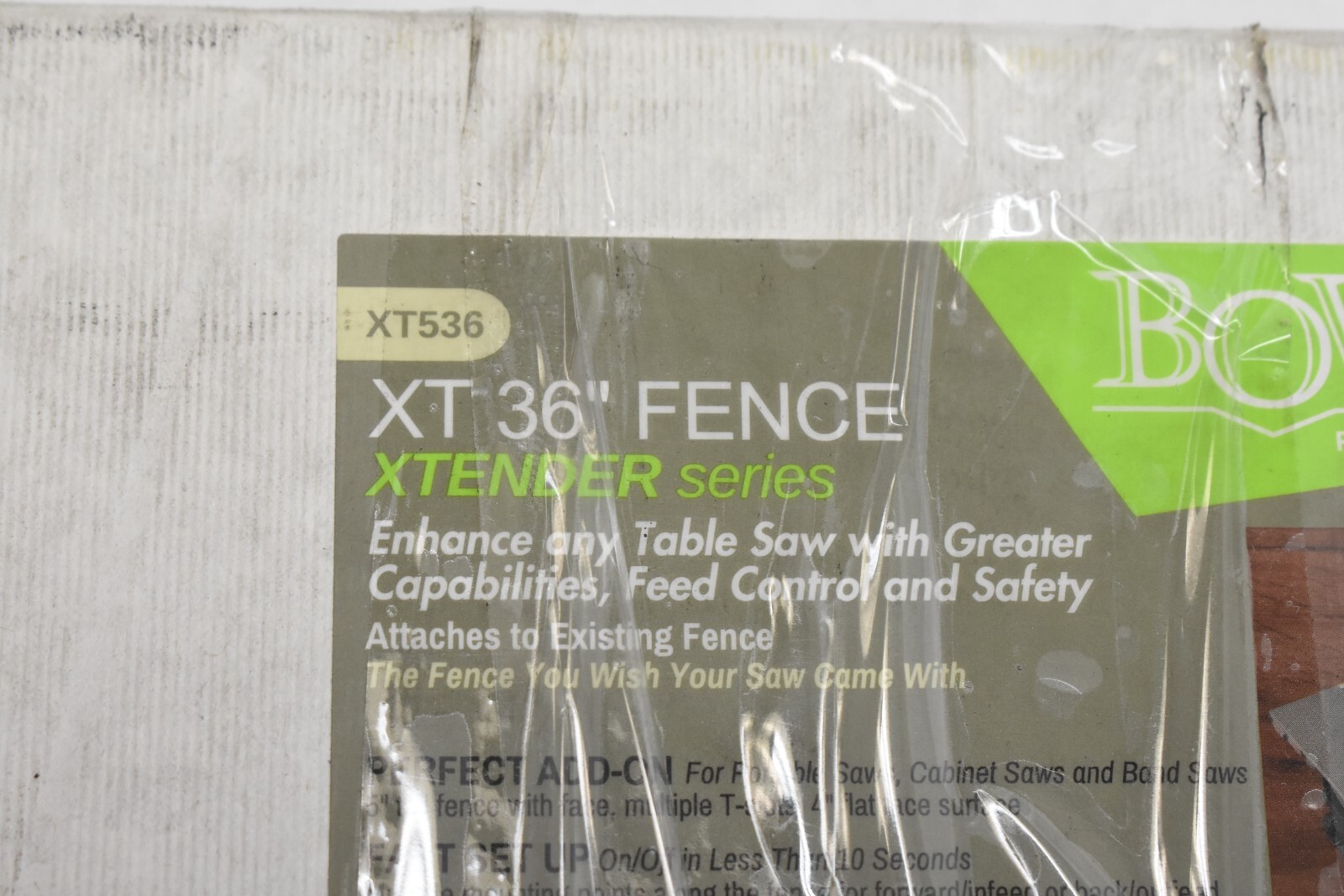 BOW Products XT 36" Fence T-Track Table Fence System w/ Multipurpose XT536