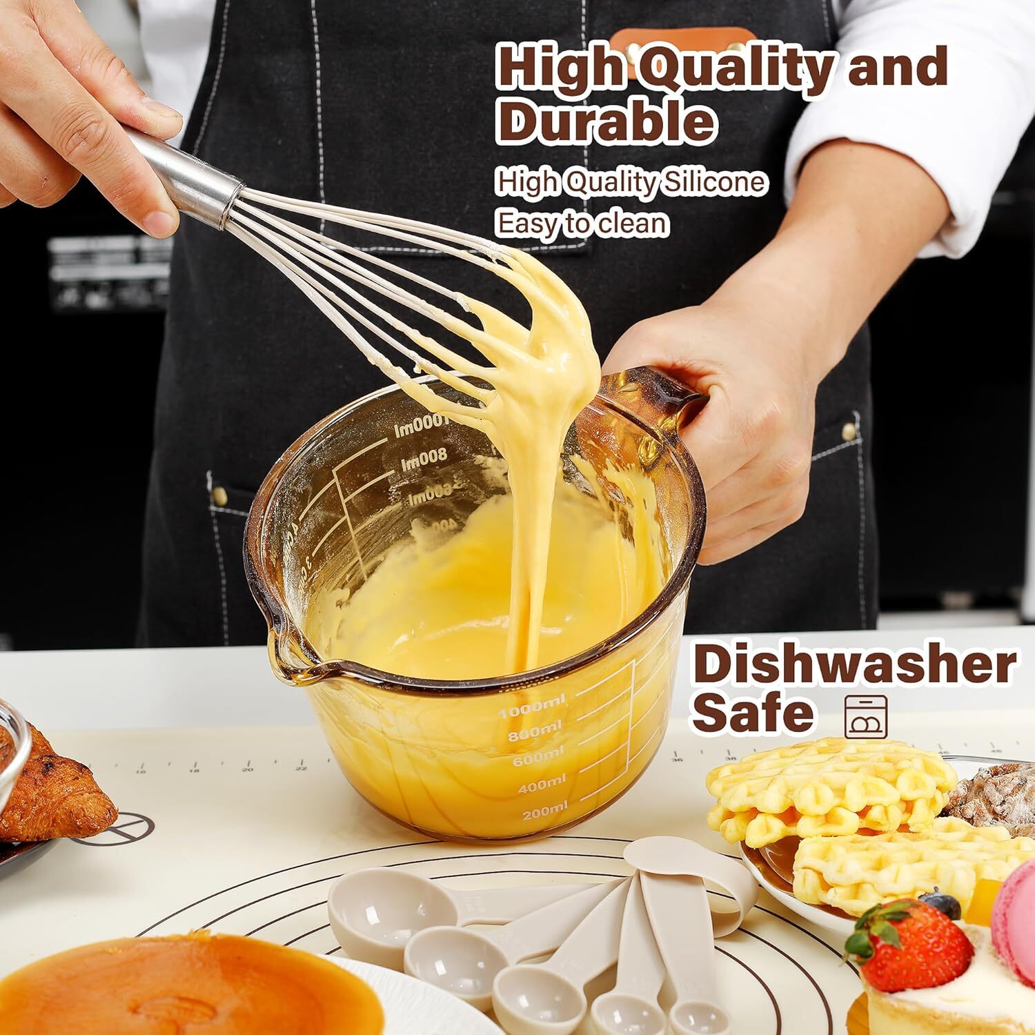 Silicone Cooking Utensils Set, 35 Pcs Kitchen Utensils Set, Spatula Set