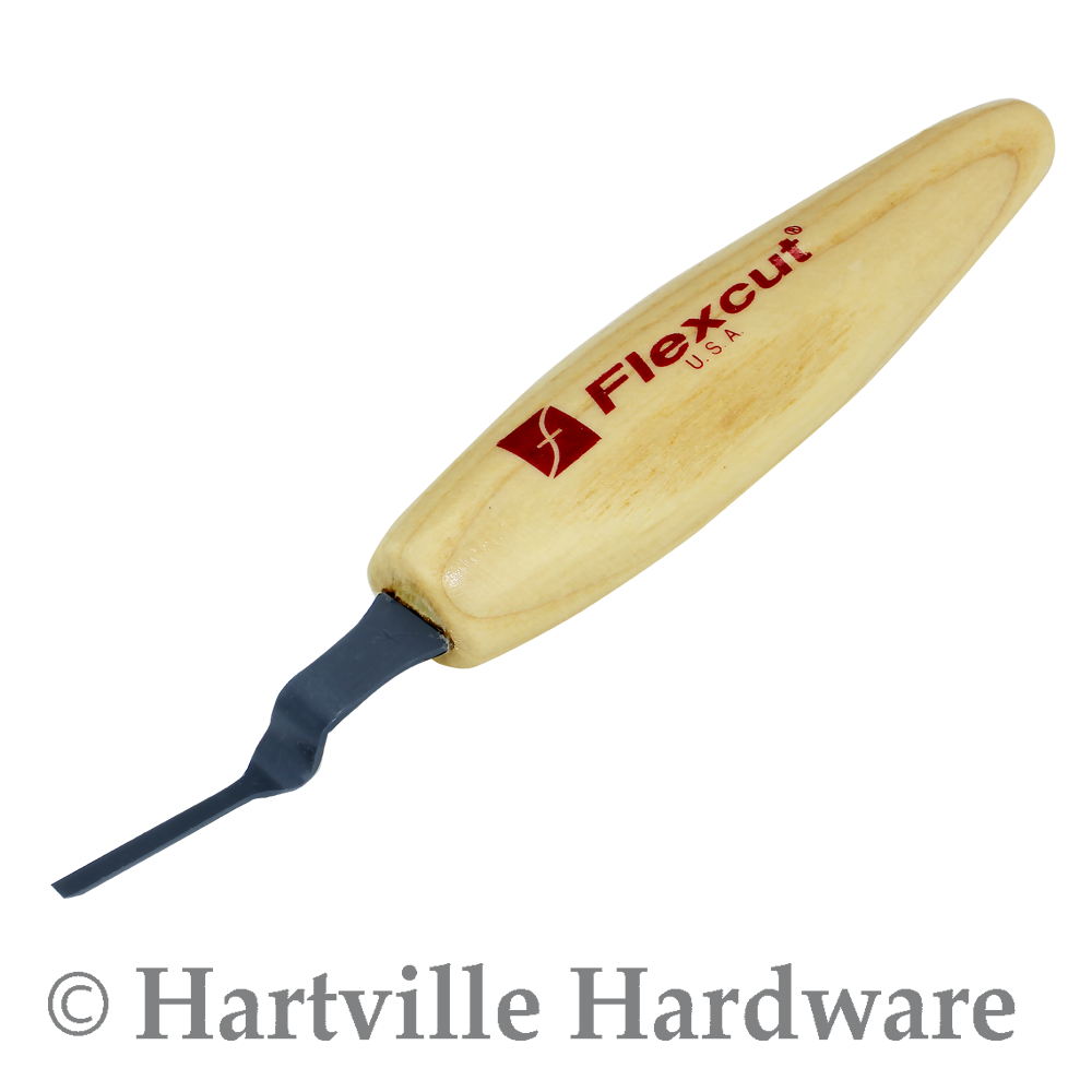 Flexcut #MT43 1/16" Dog-Leg Chisel Micro Tool