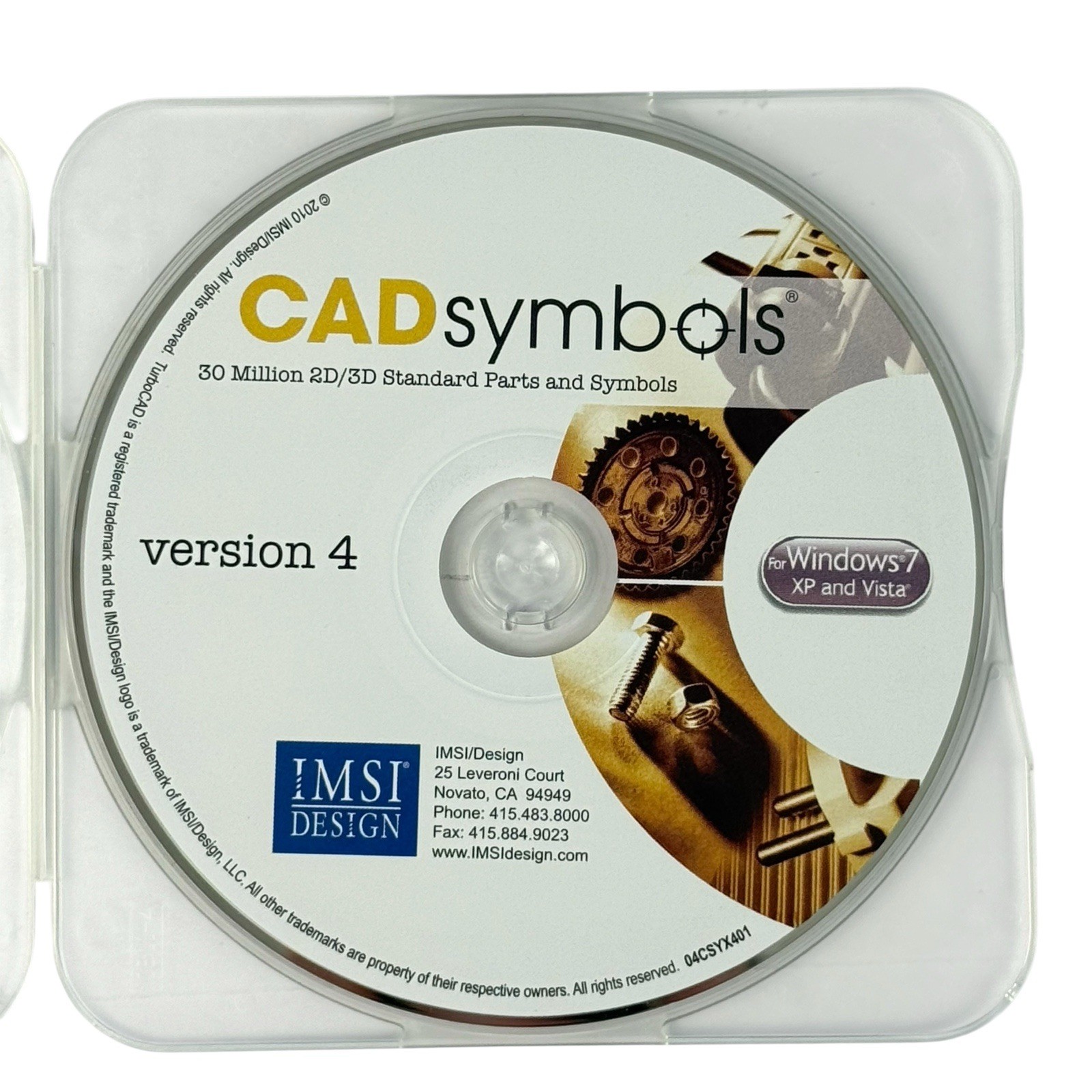 CAD Symbols Version 4 IMSI Design w Serial Number Activation Key TurboCad