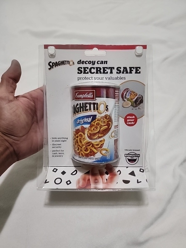 Spaghettios Decoy Can Secret Safe Money Holder - Where Burglars Won't Look New
