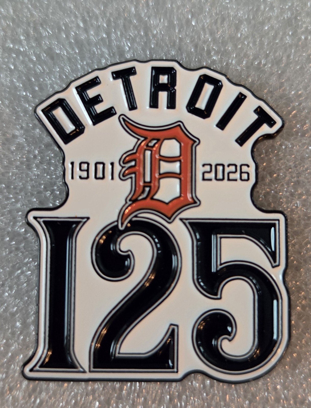Detroit Tigers 125 Years Anniversary Pin
