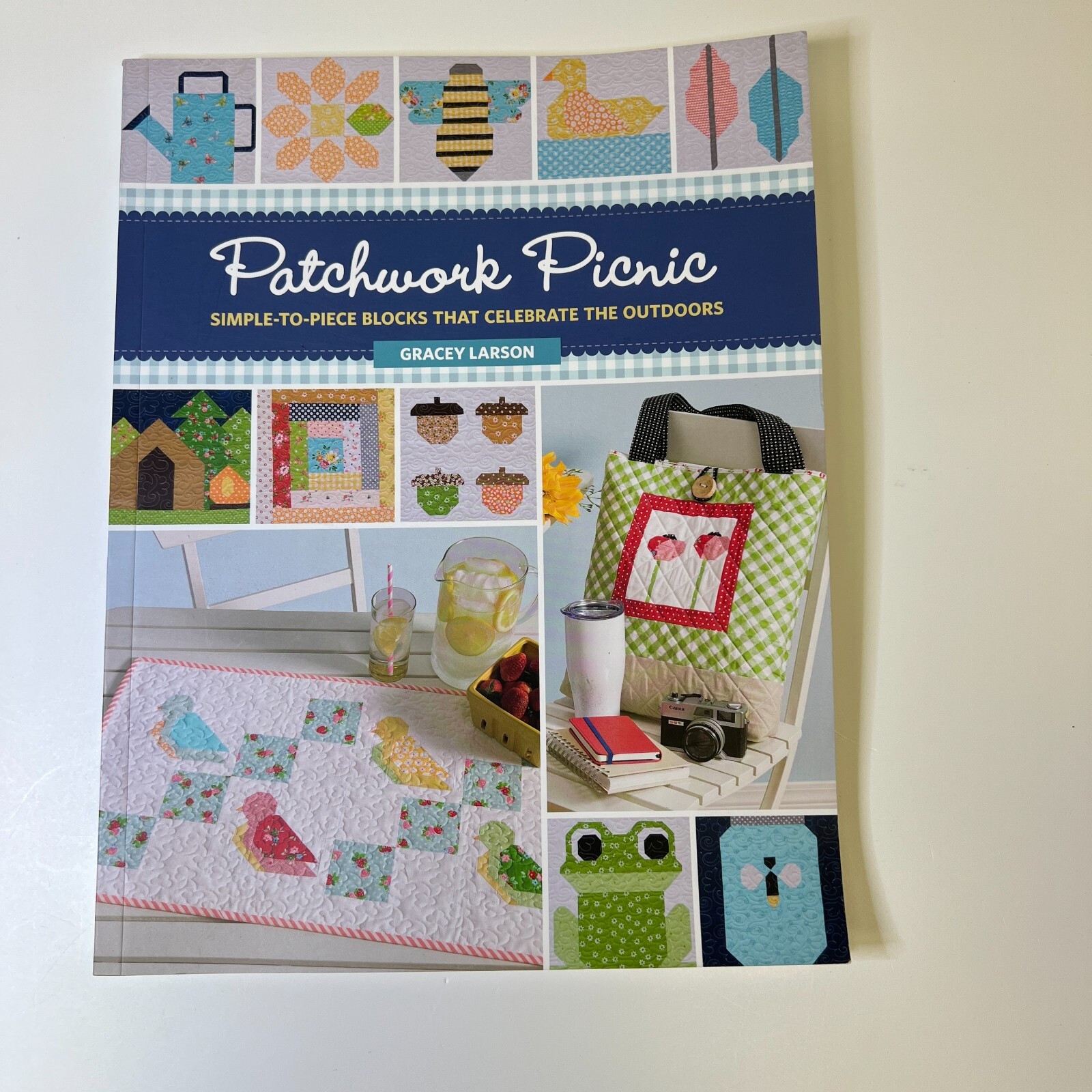 Patchwork Picnic Simple-to-Piece Blocks Outdoors Quilting Book Gracey Larson PB