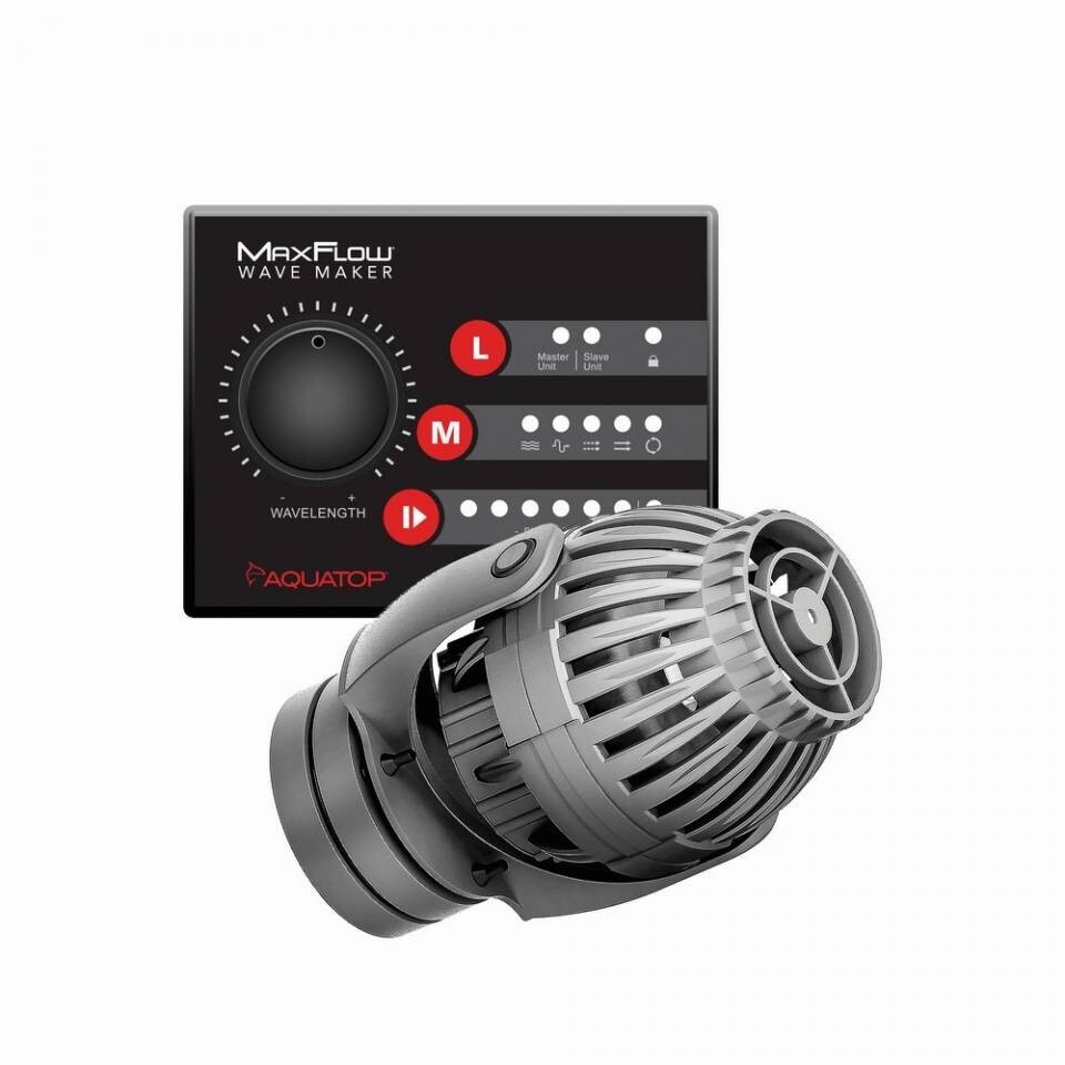 AQUATOP 2,113 GPH MaxFlow DC Wavemaker, 25W with Controller, MWV-2000