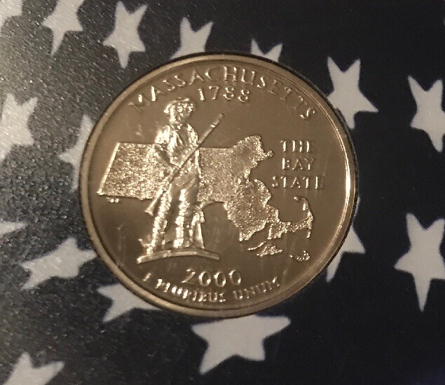 2000 S US Mint 50 State Quarters Proof Set. CLAD • #1029