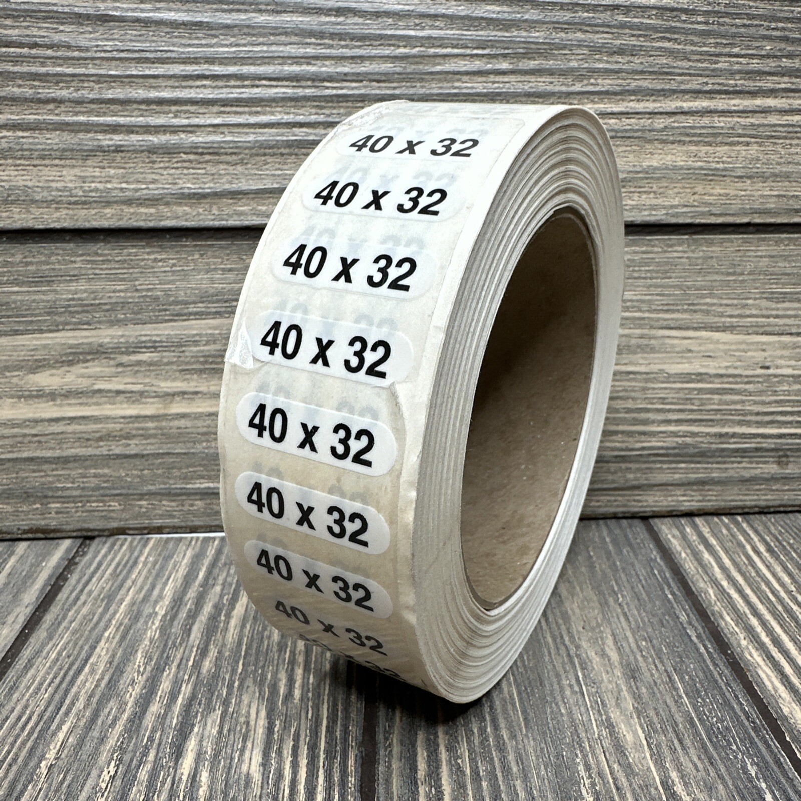 40x32 Retail Size Stickers for Store Boutique Clothing Label Apparel Roll