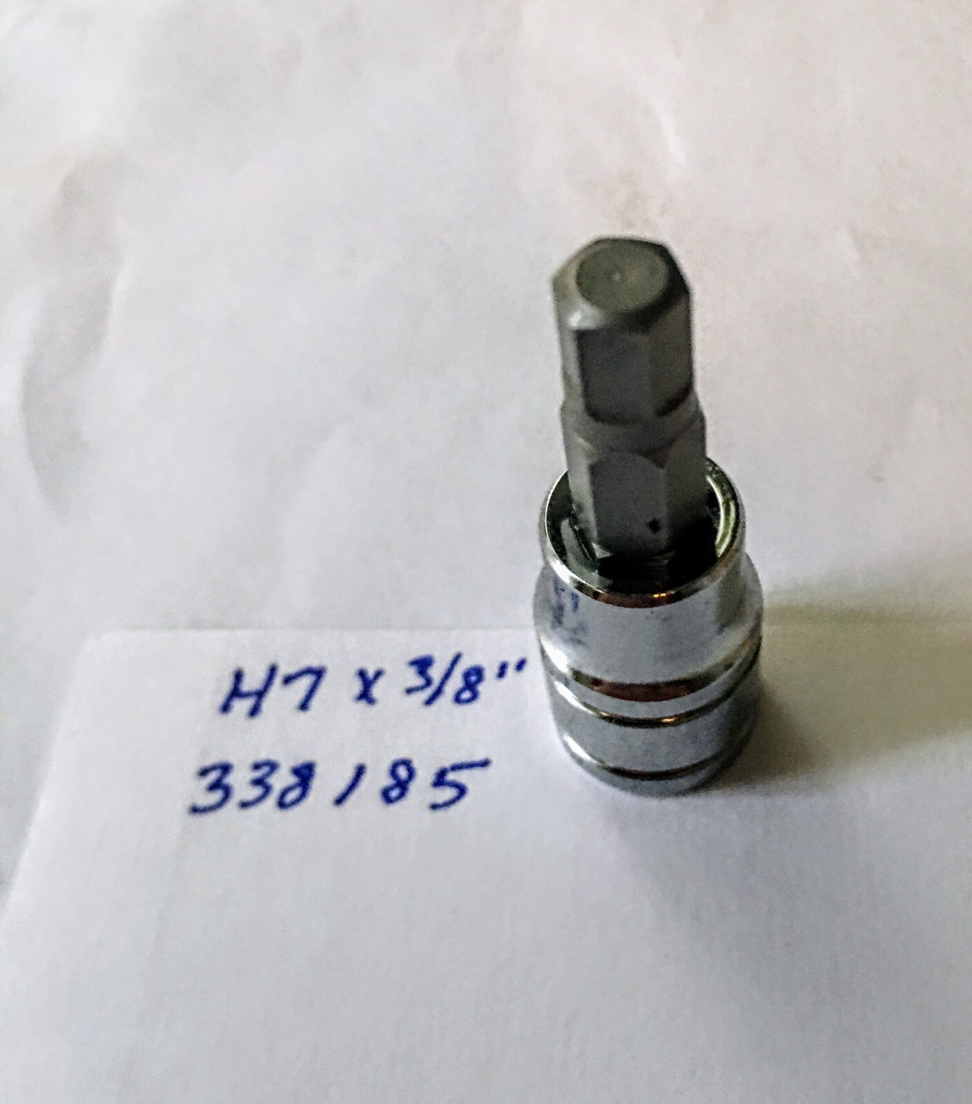 Kobalt H 7mm x 3/8" Dr Hex Bit Socket 338185  Free Shipping