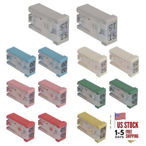 15A 20A 25A 30A 40A 50A 60A 32V Mini Slotted Automotive 15 20 25 30 40 50 60A