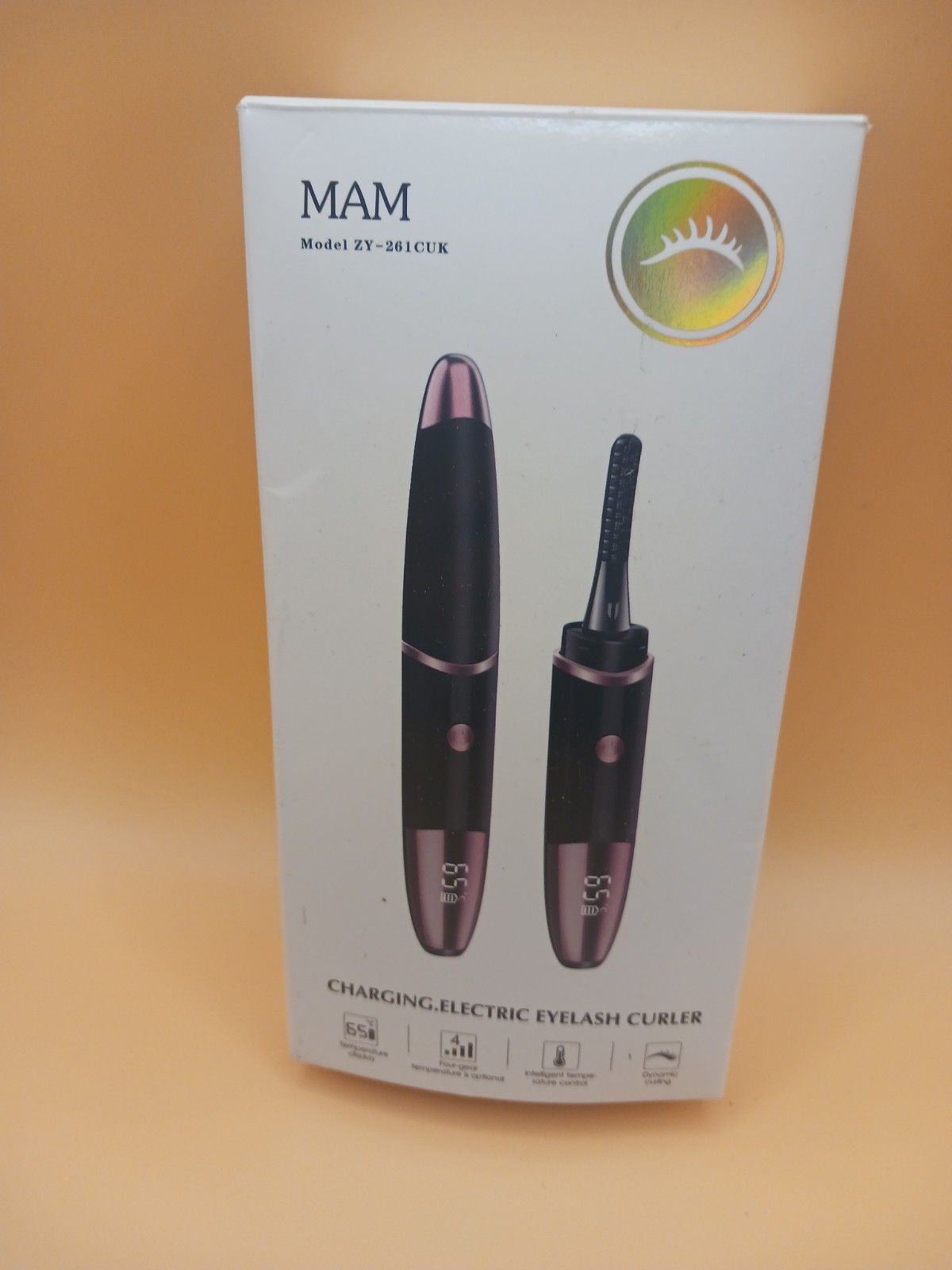 USB Electric Heated Eyelash Curler Long Lasting LCD 3D Lashes Perm Curling Tool