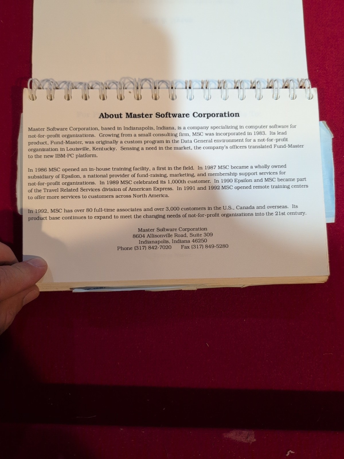 Vtg 1992 Cookbook By Early Computer Software Developer MSC With Floppy Disk Pic