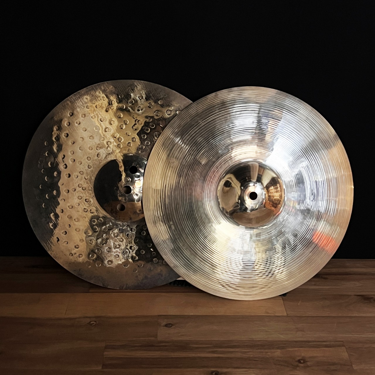 SABIAN AA Fusion Hihat Cymbals 13" Pair B20 Bronze Brilliant Top 841g Bot 1445g