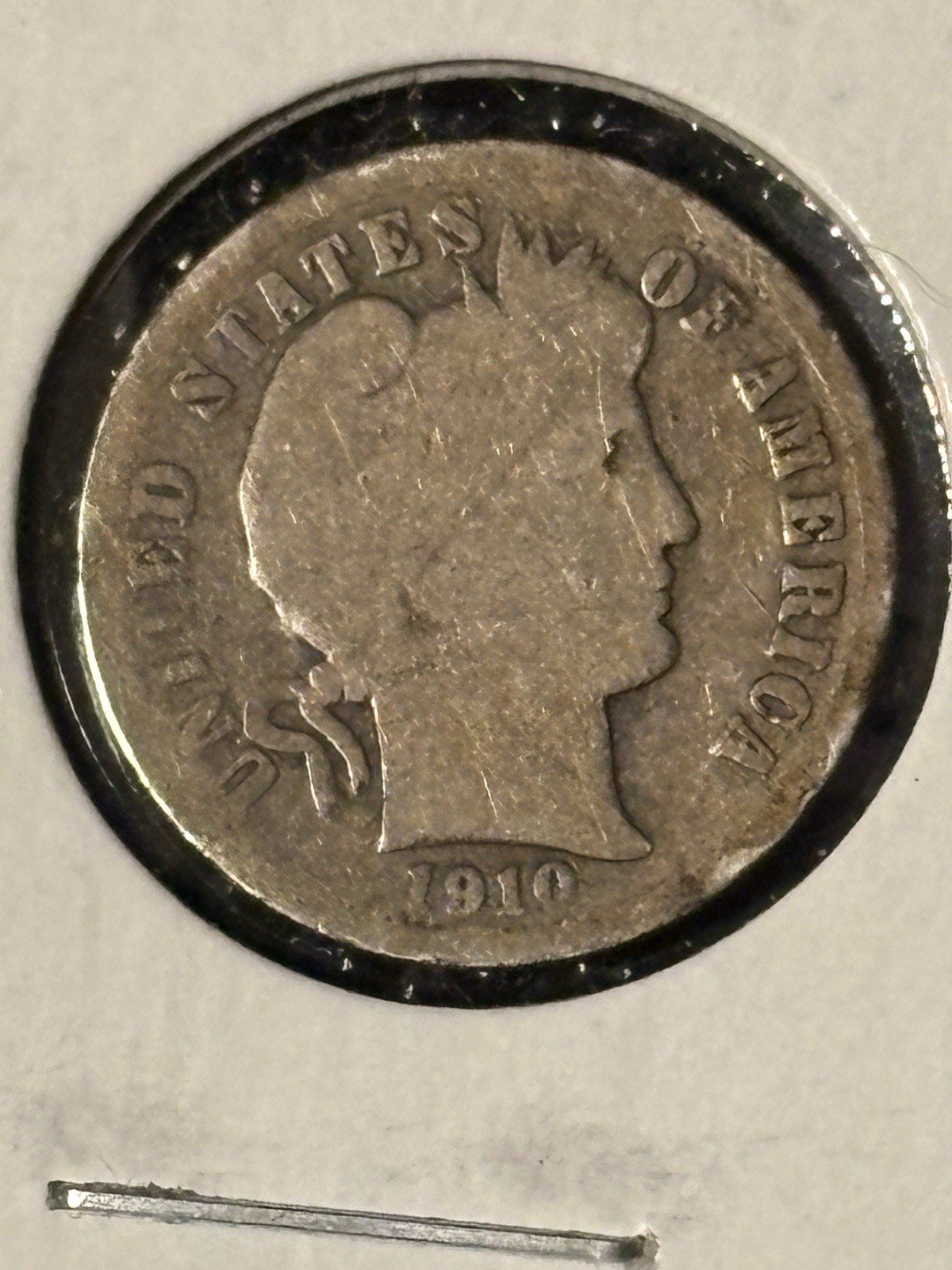 1910 Barber Dime