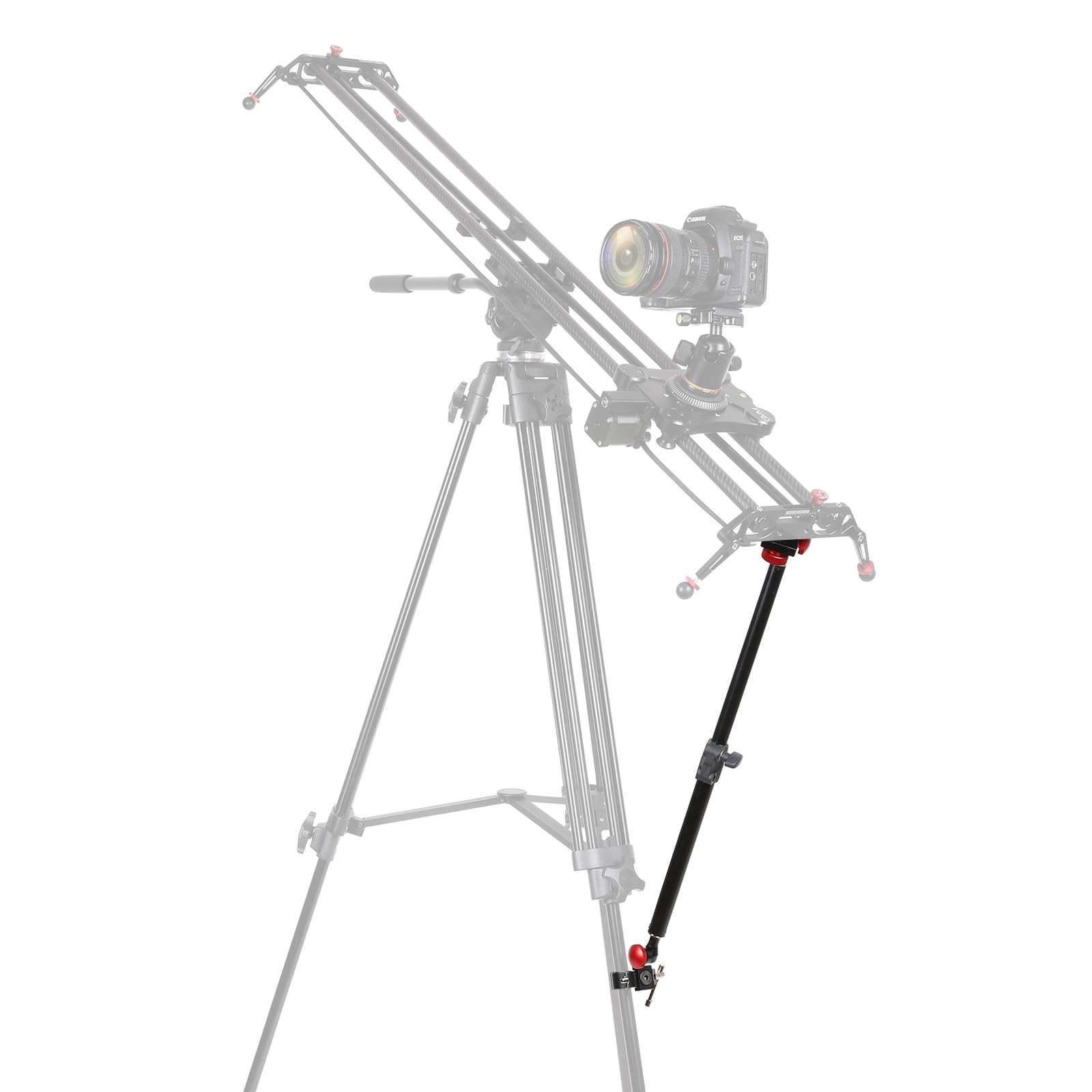 GVM Camera Slider Support Arm,Stabilizer Adjustable Tripod Stability Arm
