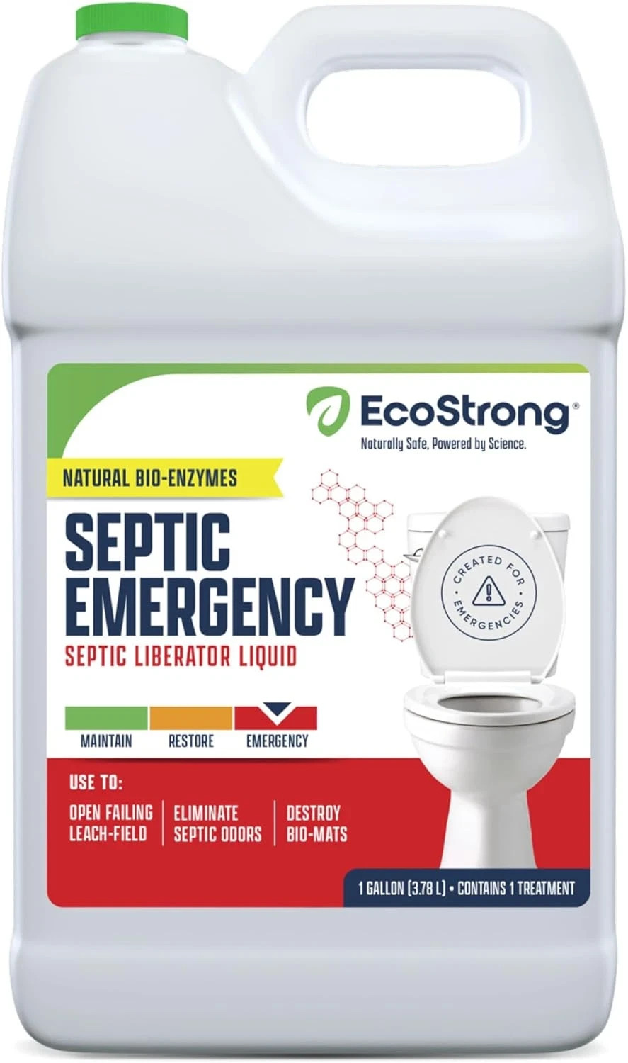 128oz Septic Tank Shock Treatment Bio Enzyme Drain Field Cleaner Deodorizer