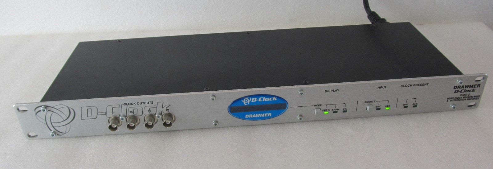 Drawmer D-Clock DMS-2 Master Clock Distributor Rack Mountable