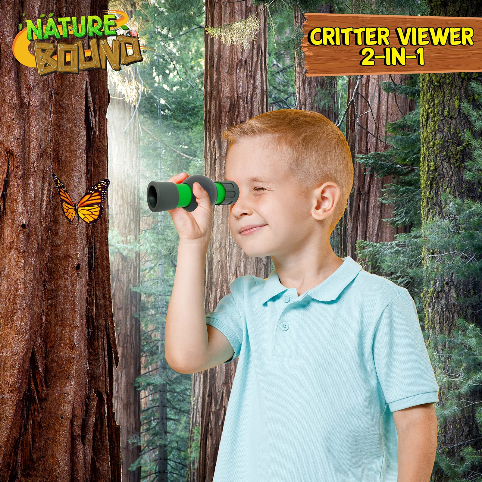 Nature Bound 2-in-1 Habitat with Microscope for Insects and Other Medium