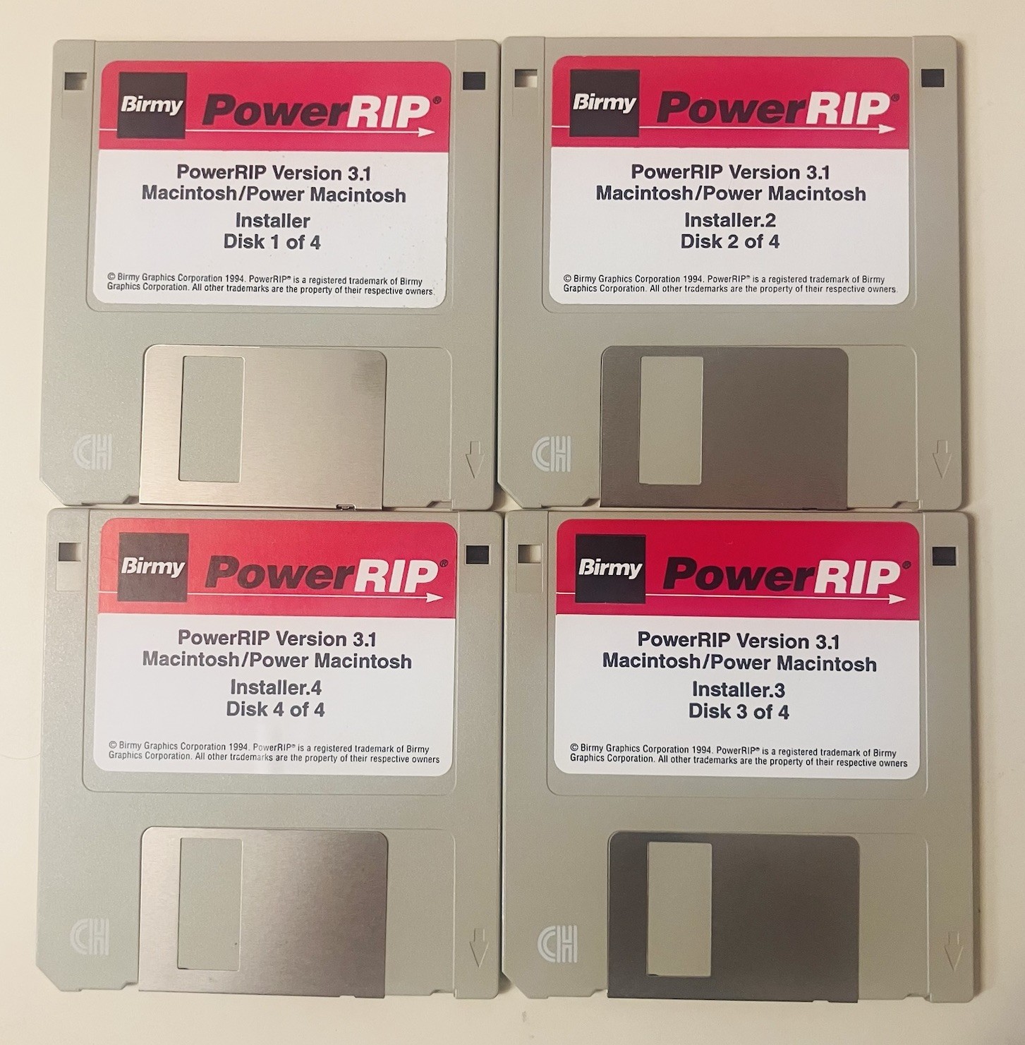 Birmy PowerRIP v3.1 Mac/PowerMac 6-Disk Floppy Set w/ Original Packaging (1994)