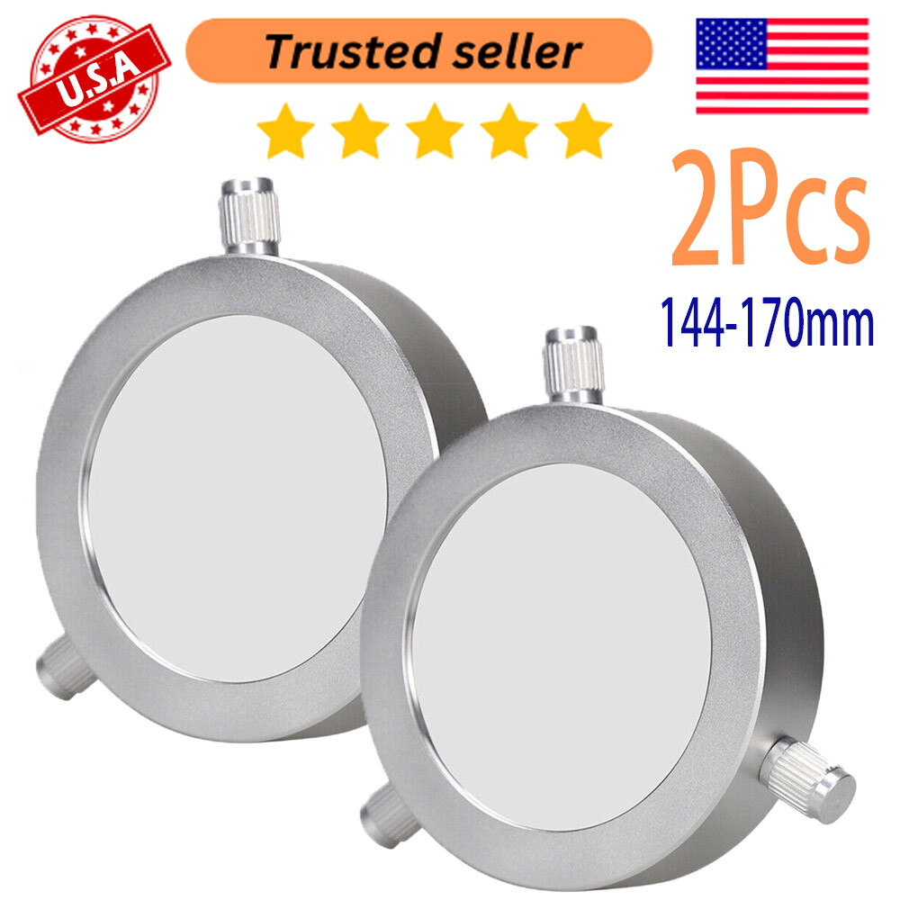 2PCS Solar Filter Film for 144-170mm Telescope Objective Lens Observe the Sun