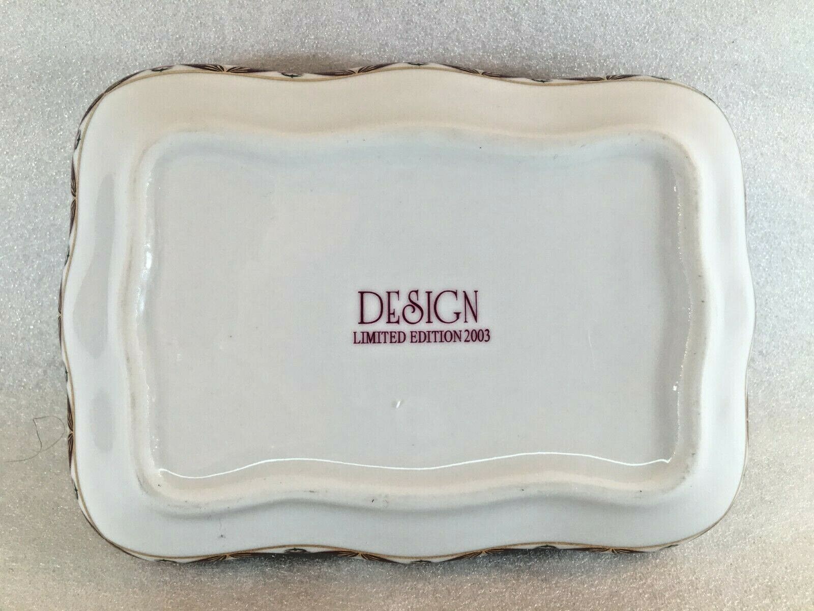 Design Limited Edition Floral Trinket Box 2003
