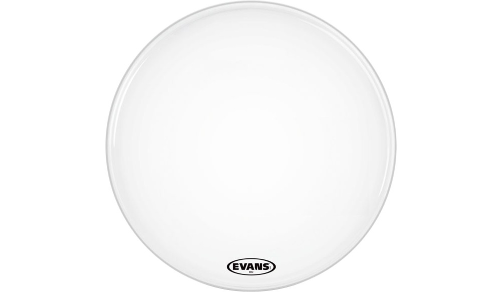 Evans MX1 White Marching Bass Drum Head 18 in.