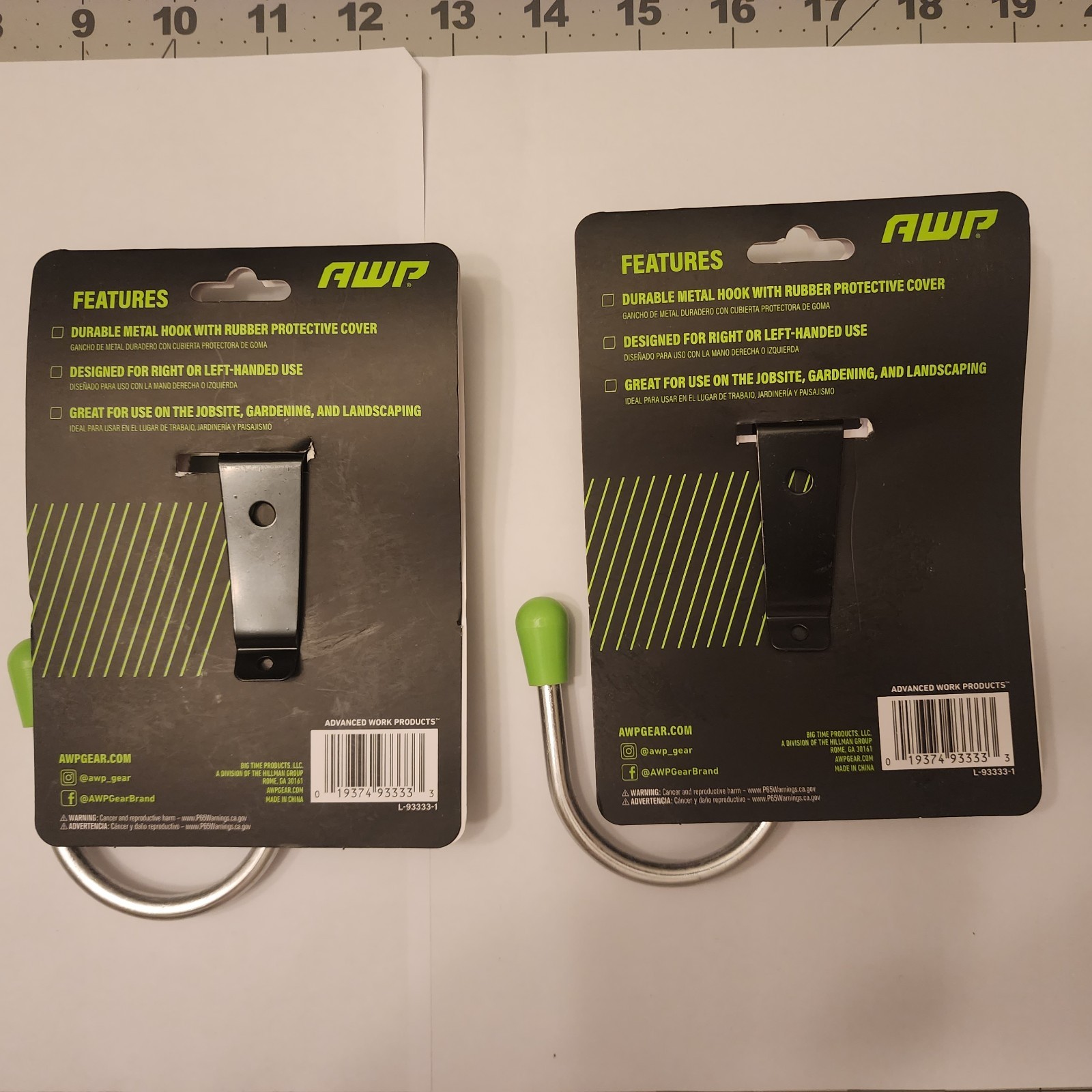 2x Pack: AWP Monster Tool Hook For Work Tool Belts