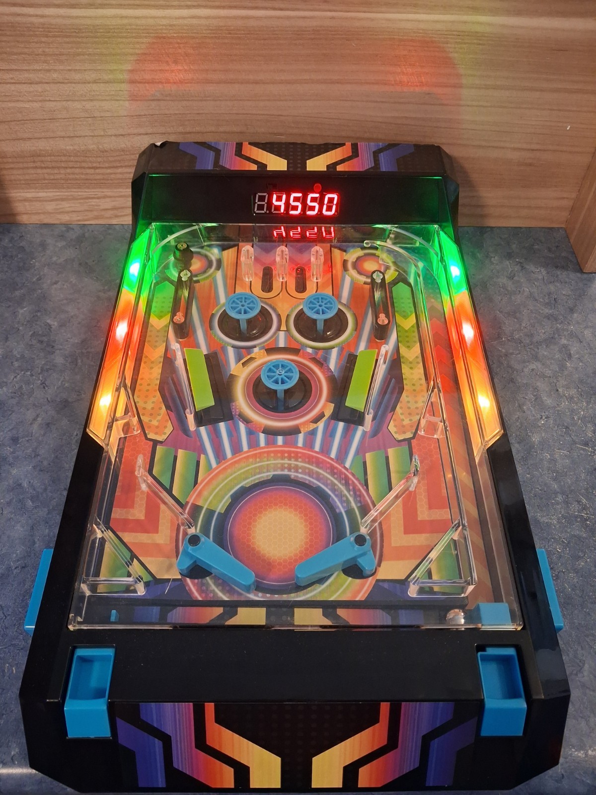 Electronic Arcade Tabletop Pinball Machine-16"×10"-Real Pinball Action! Read