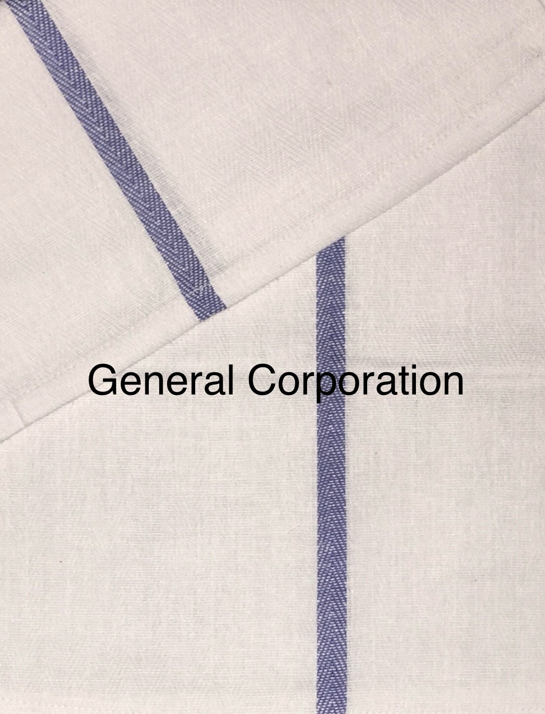 300 Pieces New Center Blue Striped Herringbone Kitchen Towels