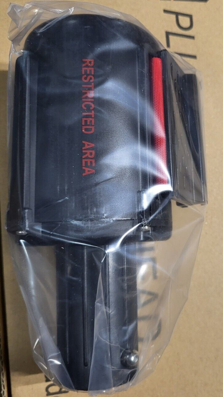 15' Banner Stakes Retractable Belt Barrier Restricted Area Banner Head PL4046