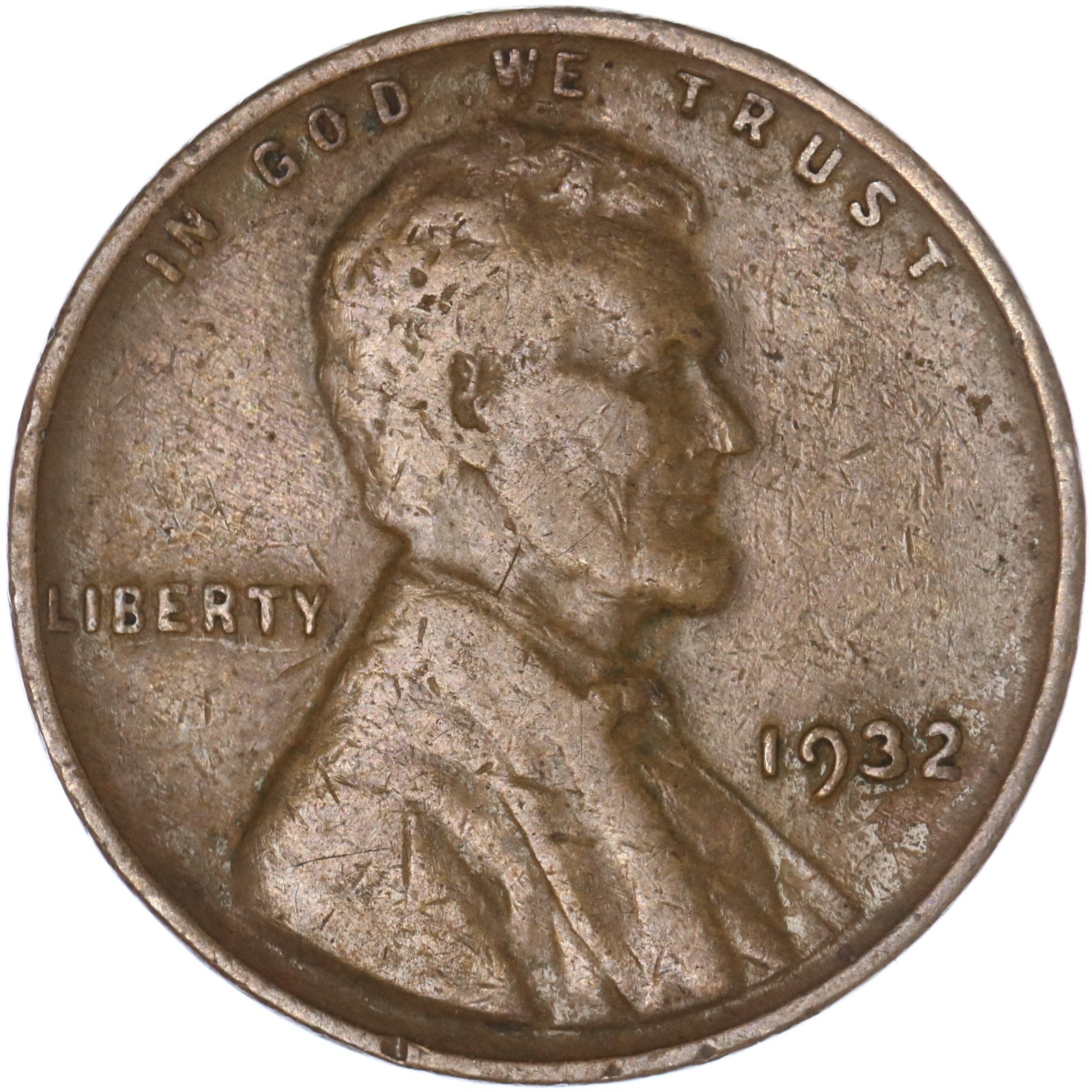 1932 (P) Lincoln Wheat Cent Fine Penny FN