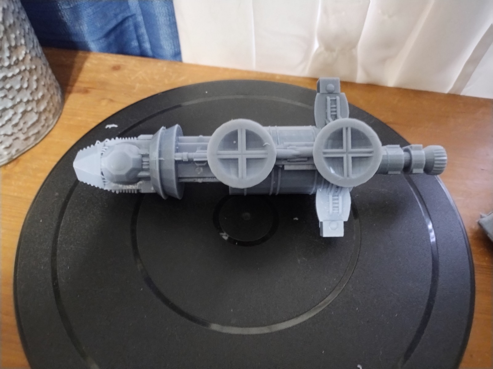 Battlestar Galactica Ragtag Ship 3D Resin Print 8.75"