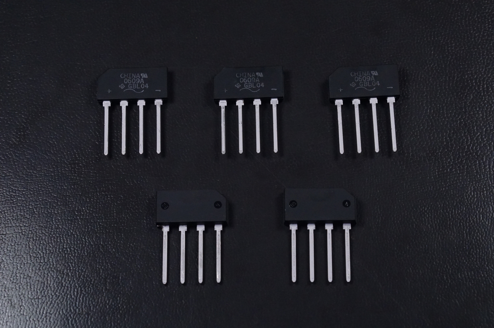 Lot of 5 GBL04 Vishay Glass Passivated Single-Phase Bridge Rectifier 400V 4A NOS