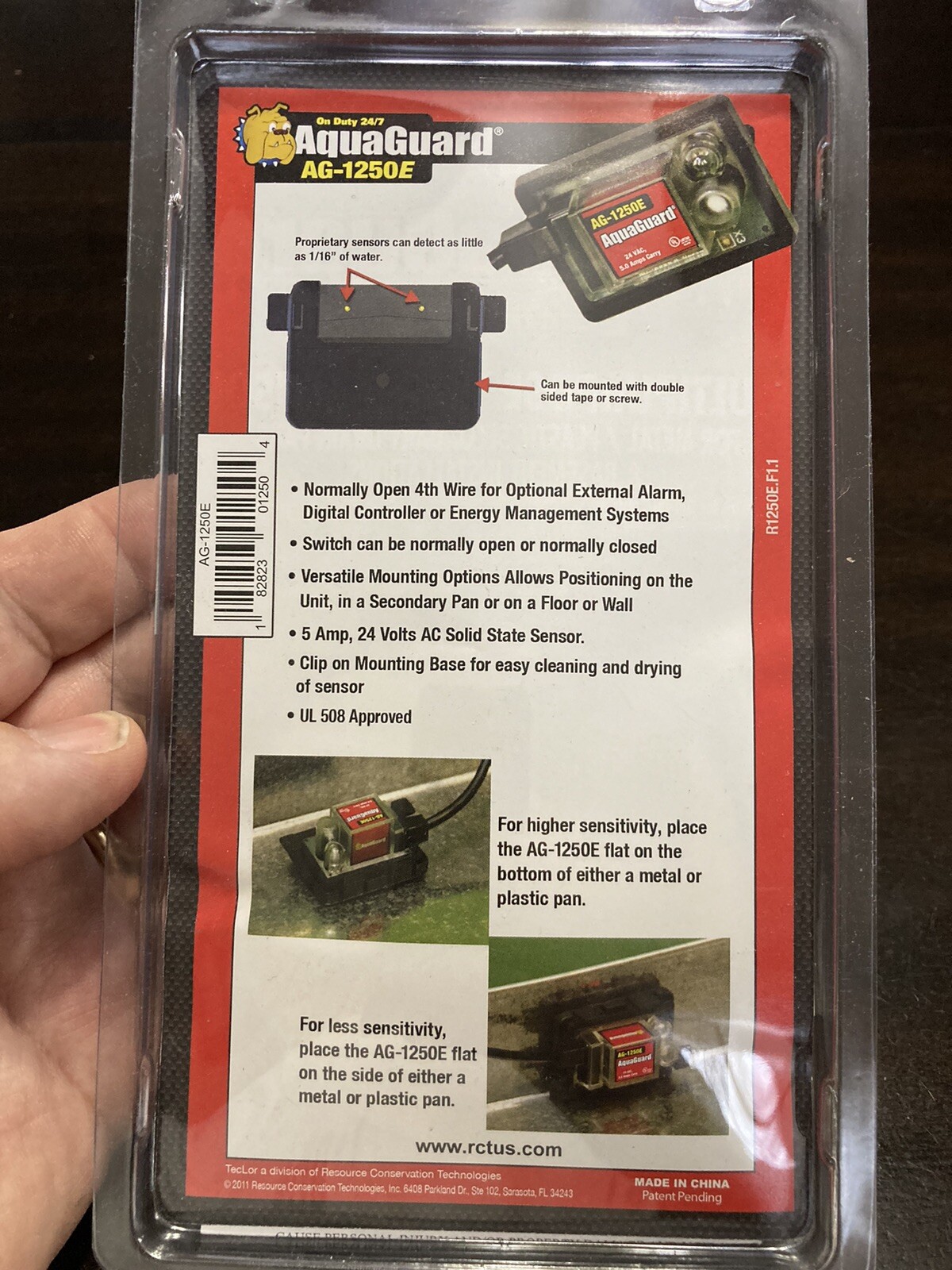 AQUAGUARD AG-1250E Multipurpose Water Sensor