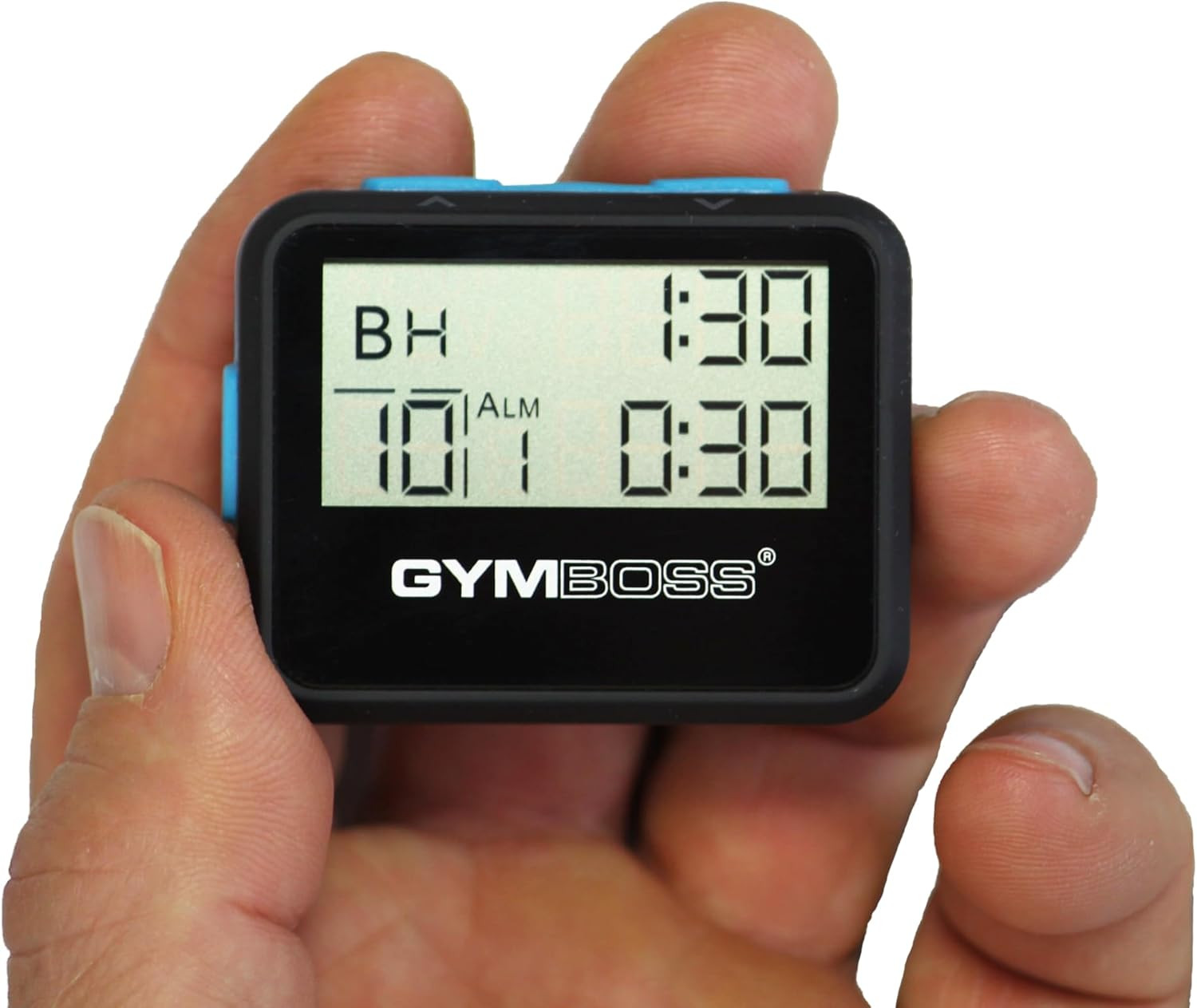 Interval Timer and Stopwatch - Black/Blue SOFTCOAT