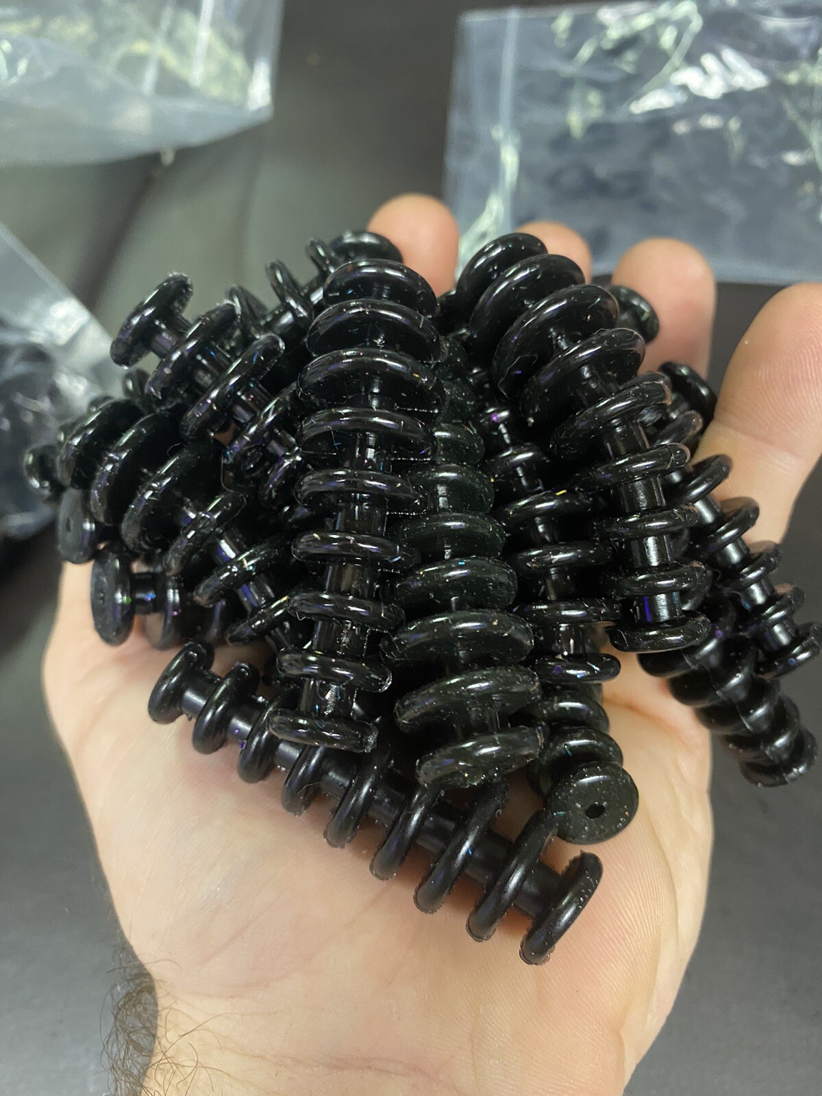 OFF DA HOOK Catfish Dip Bait Worm Bulk Black SSS Stink Bait Tube Garlic Scent