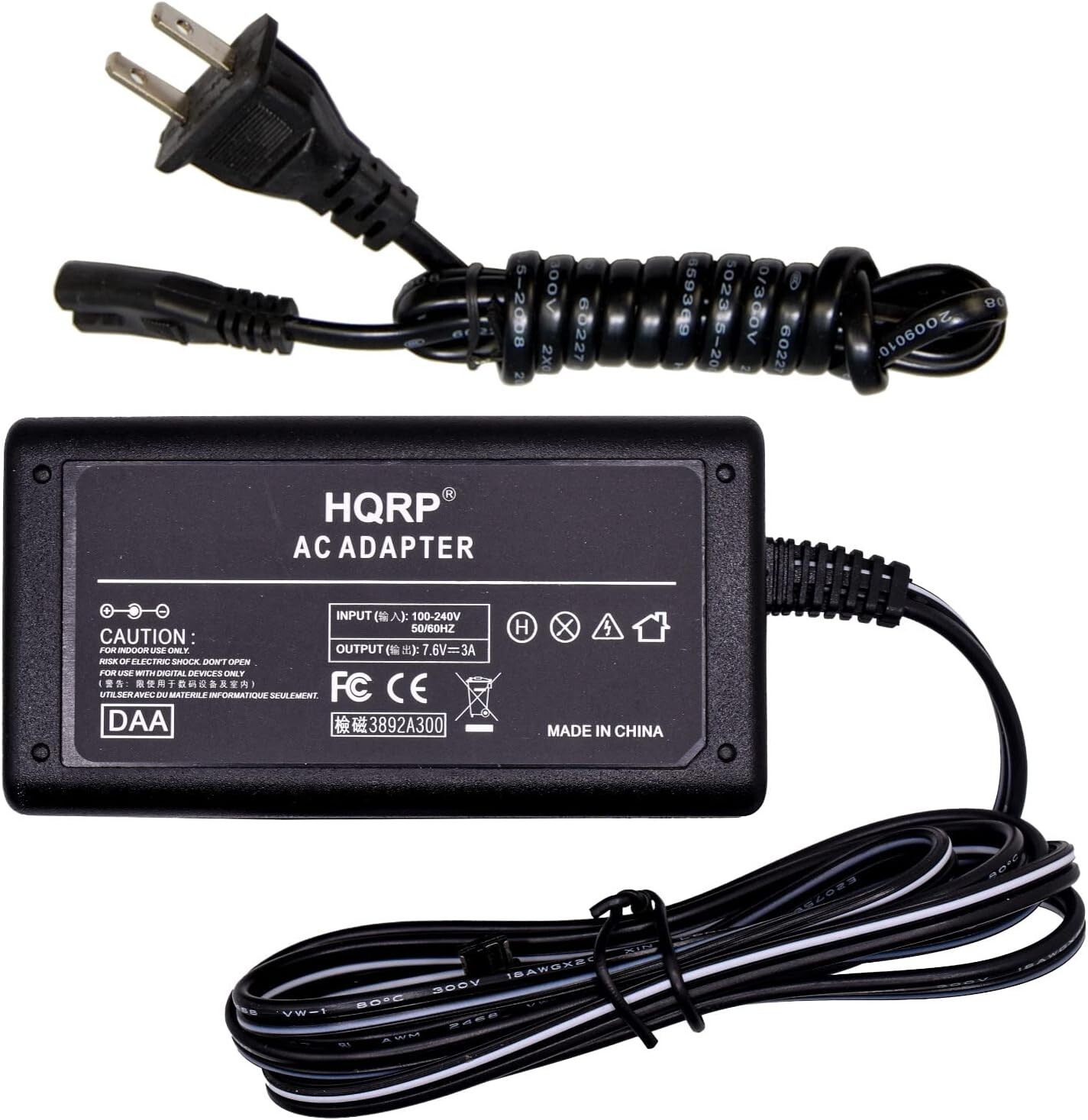 AC Power Adapter Replacement for Sony Alpha A200 A230 A350 A550 A850 A900