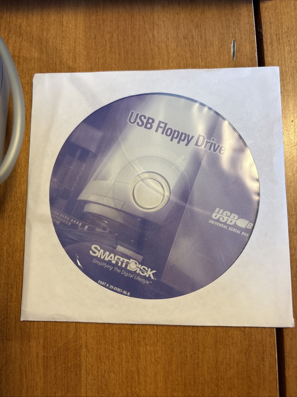 Smart Disk Fd-05PUB USB External 3.5" 1.44 MB Floppy Disk Drive - TESTED