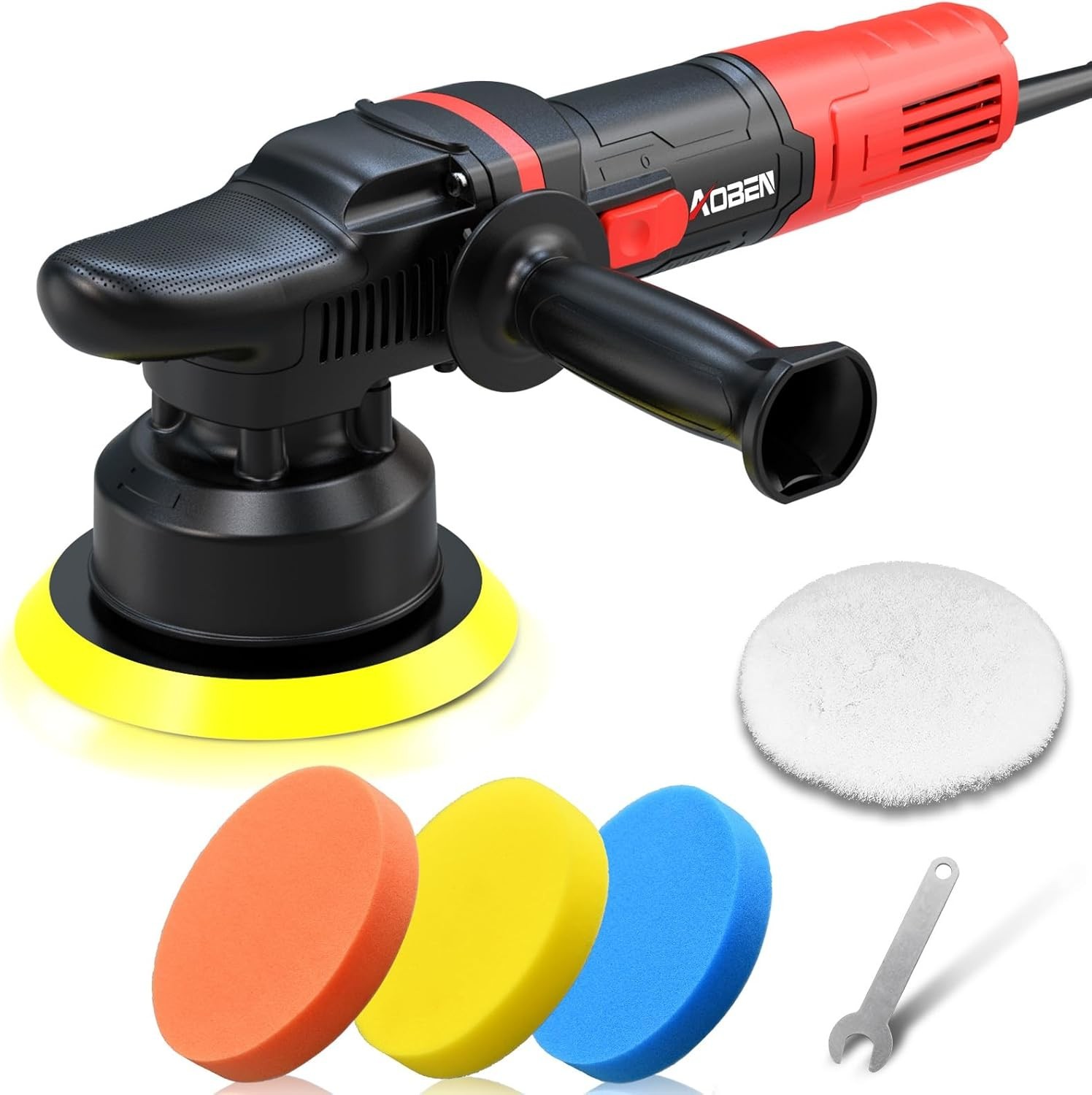 Car Buffer Polisher,6 inch Dual Action Polisher,Random Buffer Polisher kit wi...
