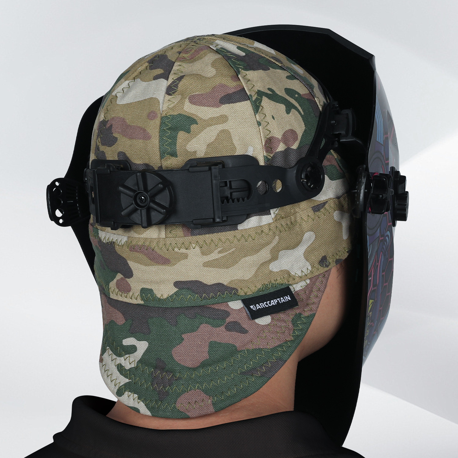 ARCCAPTAIN Reversible Welding Cap Protective Welders Hat Fireproof Camouflage US