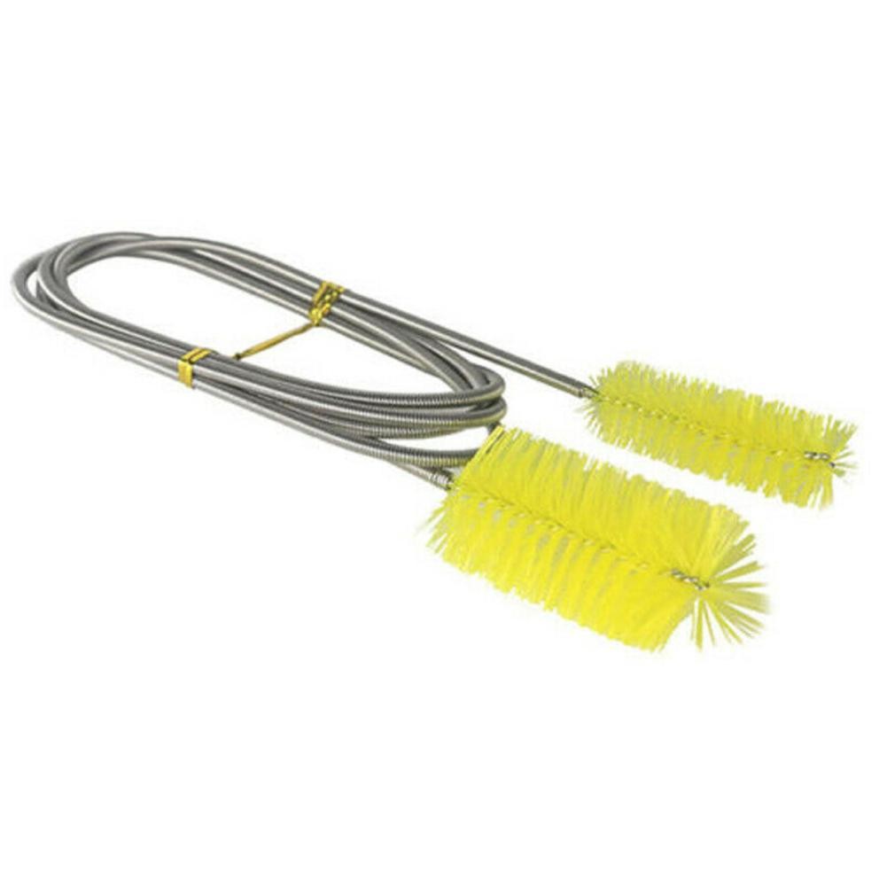 Yellow Aquarium Fish Tank Pipe Cleaning Brush Tube Pipe Hose Pump Filter