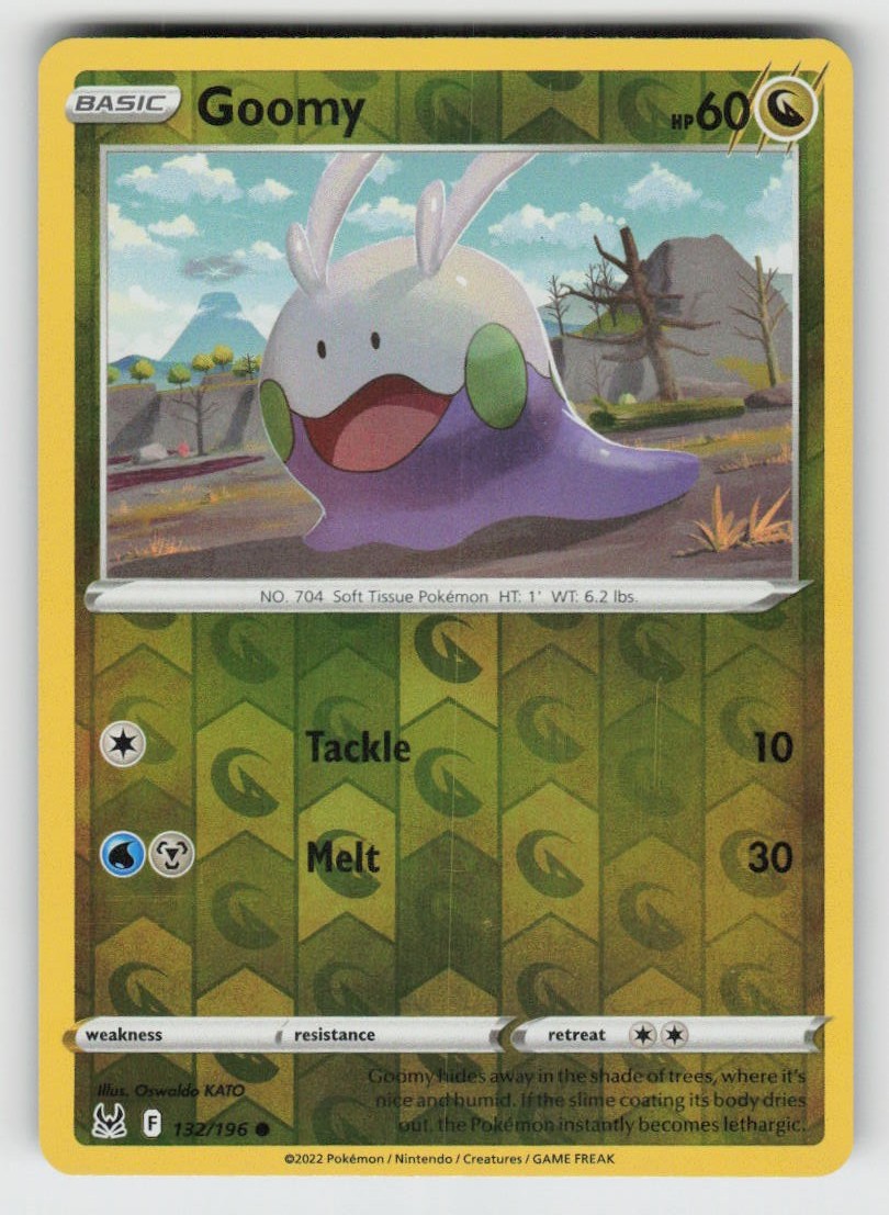 Reverse Holo Goomy 132/196 Common Lost Origin Near Mint