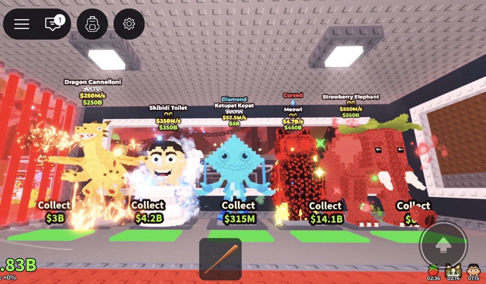 Steal a brainrot Roblox items. Extremely rare