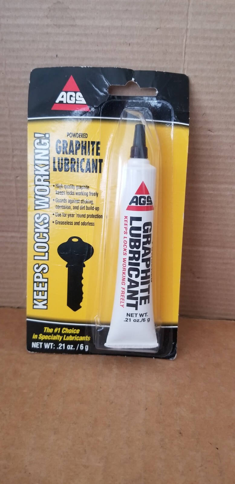 Powdered Graphite Powder Dry Lubricant lock auto metal AGS MZ-2H .21 oz , New