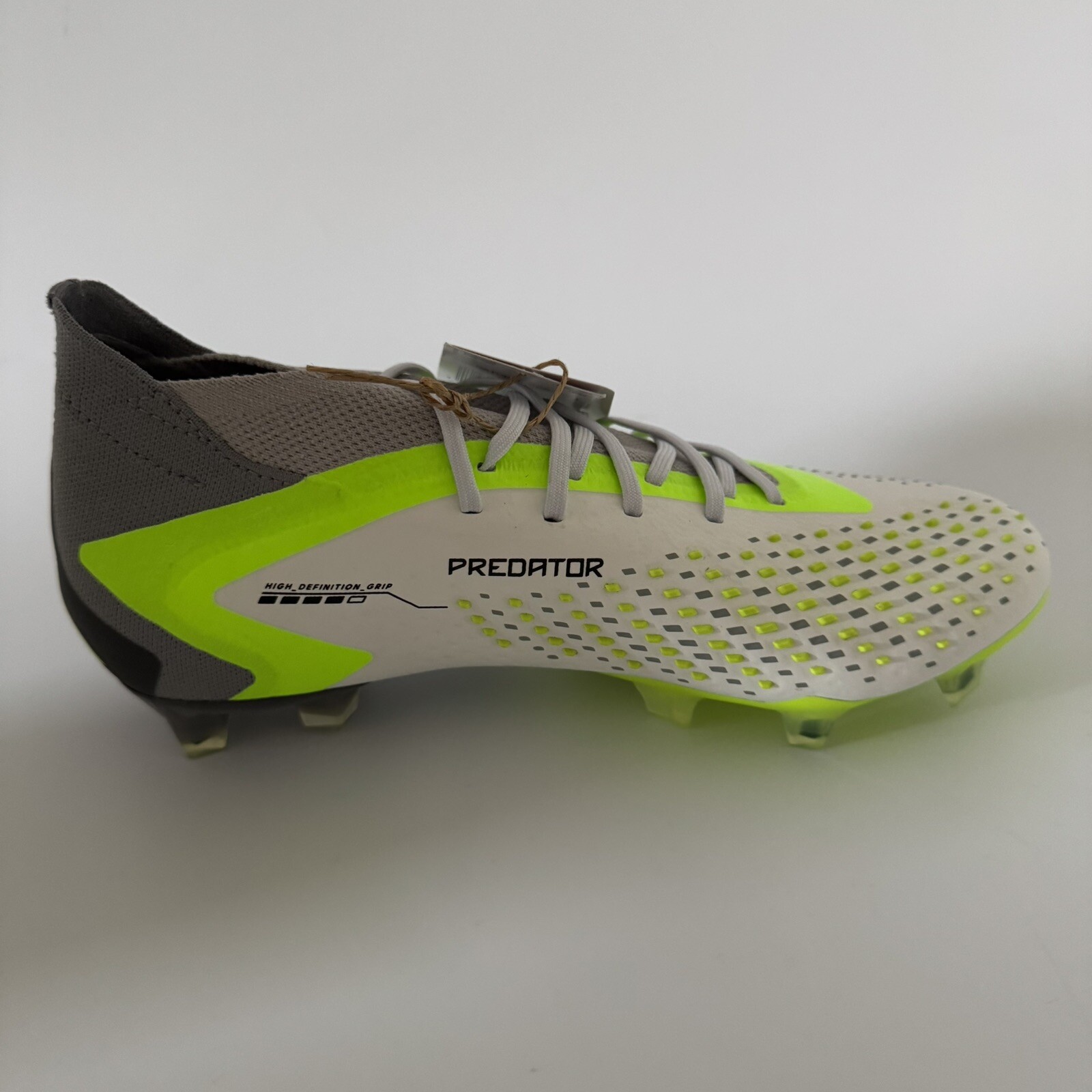 adidas Men’s 5/Women’s 6 PREDATOR ACCURACY.1 FG Soccer Cleats White/Green GZ0035