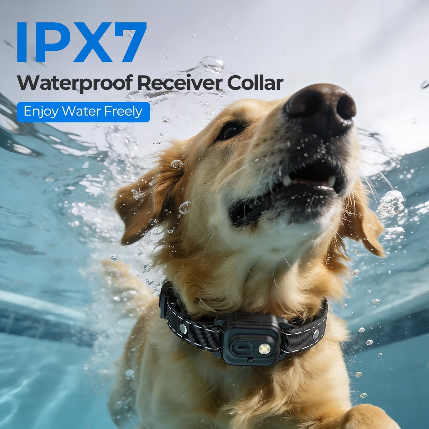 RPZ Dog Shock Collar with Remote Control, Dog Training Collar, E Vibration Co...