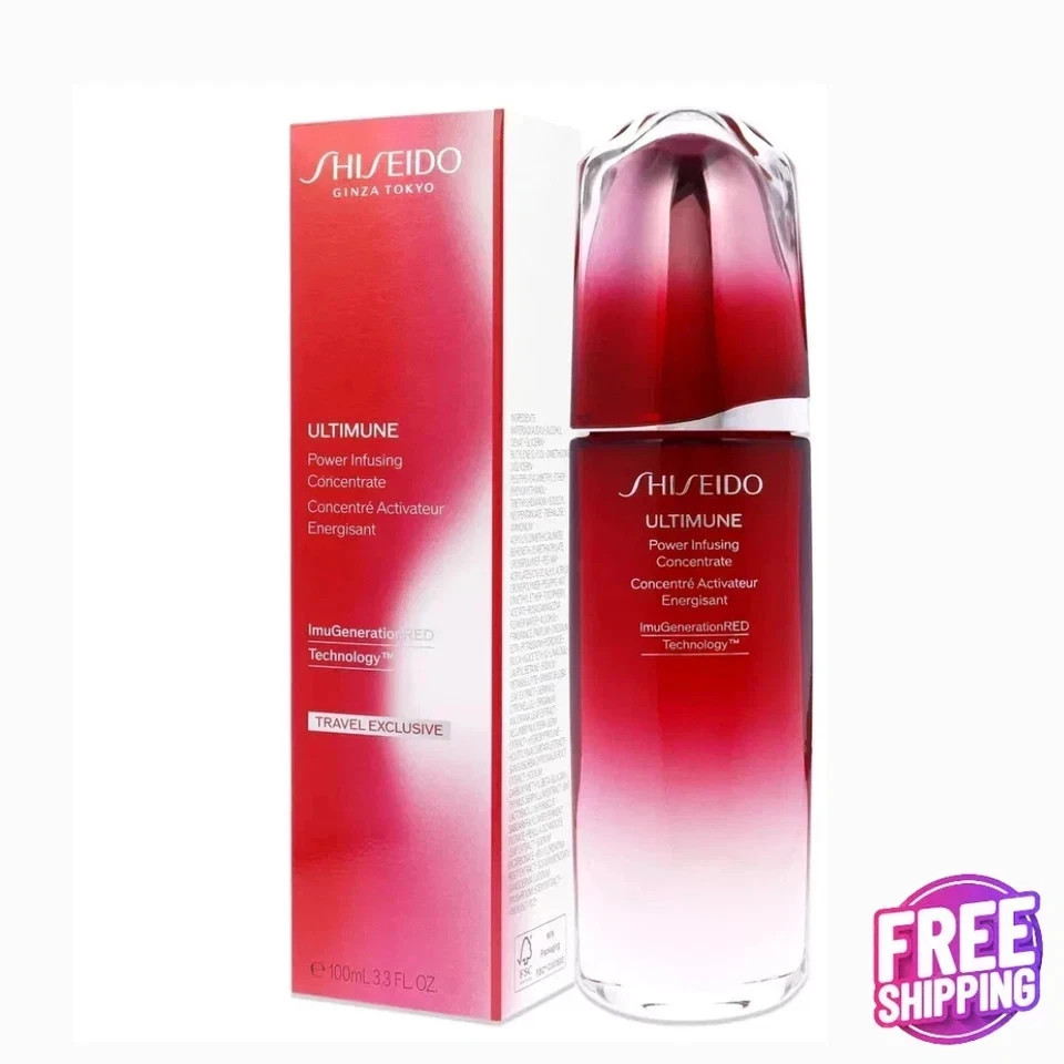 SHISEIDO ULTIMUNE Power Infusing Concentrate 100ML MAX Strength 3.3oz New