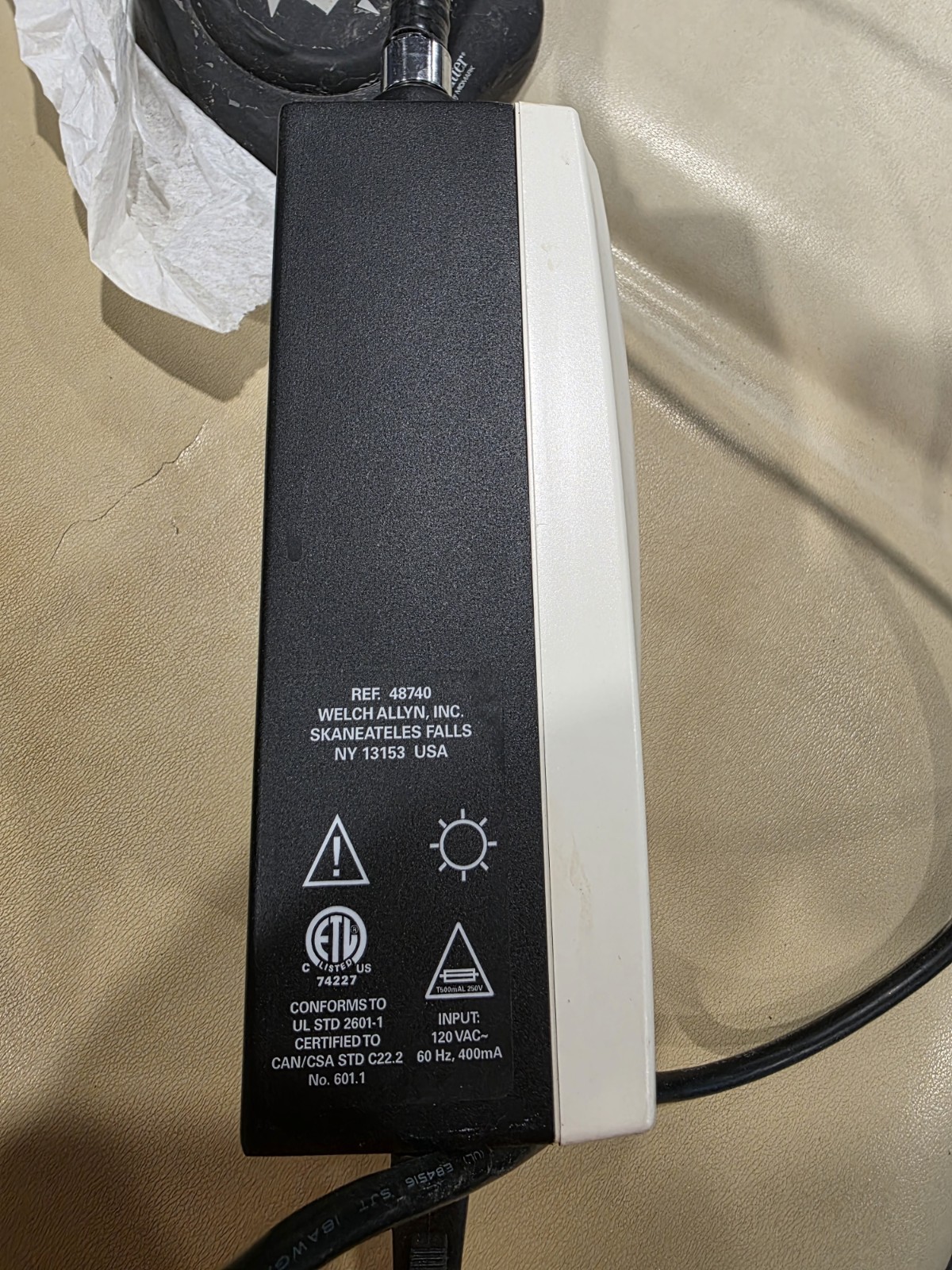 Welch Allyn Exam Table Light Working (used Halogen Bulb) 48740