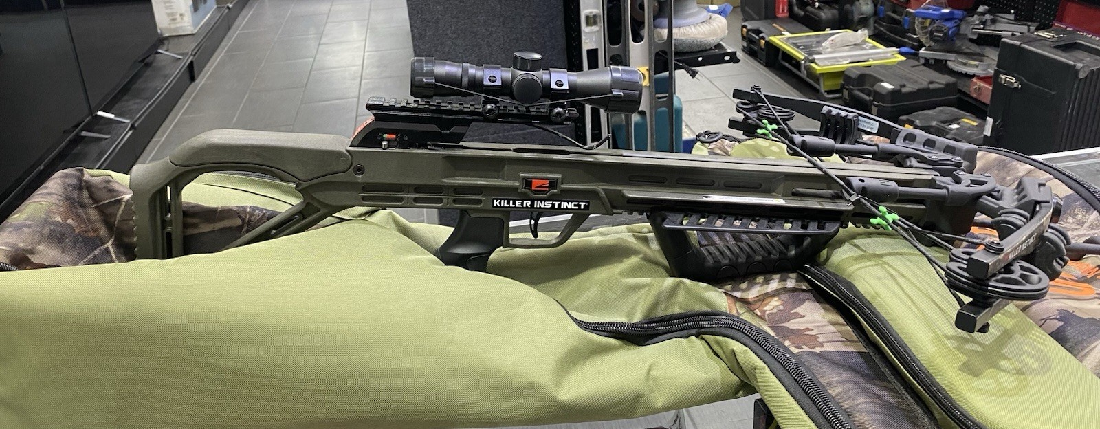 Killer Instinct Lethal 405 Crossbow Package with Scope, Arrows, Quiver & ZIPCase