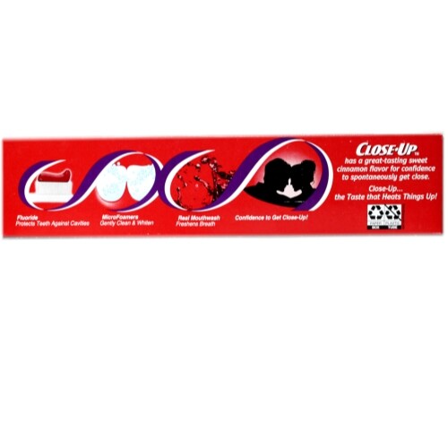 4 Pack Close Up Toothpaste Gel Freshening Red 6 Oz Each